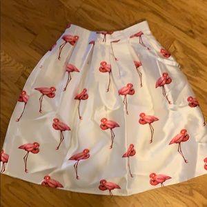 Chicwish flamingo skirt